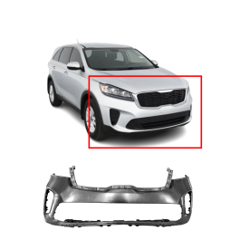 Front Bumper Cover for KIA Sorento 2019-2020 - Perfect Fit & Fast Delivery!