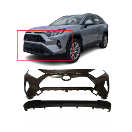 Front Bumper Cover Kit for Toyota RAV4 2019-2023 Perfect Fit & Fast ...