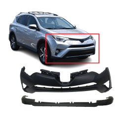 Front Bumper Cover Kit for Toyota RAV4 2016-2018 Perfect Fit & Fast ...