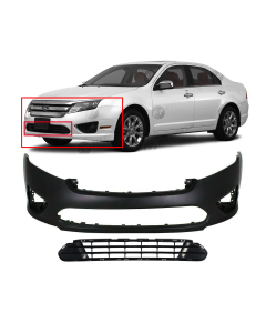 Bumper Cover & Grille for Ford Fusion 2010-2012