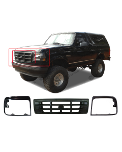 Grille & HeadLight Bezel for Ford Bronco 1992-1998