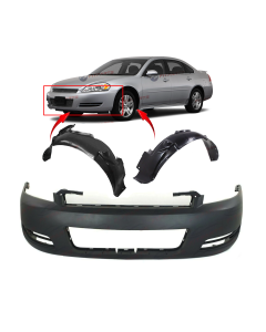 Bumper Cover & Fender Liner Kit for Chevrolet Impala 2006-2013