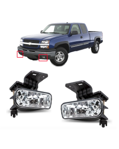 Fog Lights For Chevrolet Tahoe Suburban Silverado 2000-2006