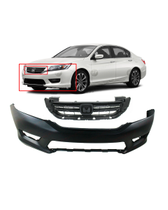 Bumper Cover & Grille for Honda Accord 2013-2015