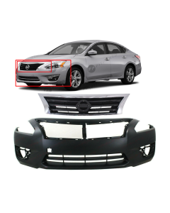 Bumper Cover & Grille for Nissan Altima 2013-2015