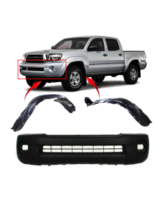 Bumper Cover & Fender Liner Kit for Toyota Tacoma 2005-2011