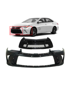 Bumper Cover & Grille for Toyota Camry 2015-2017